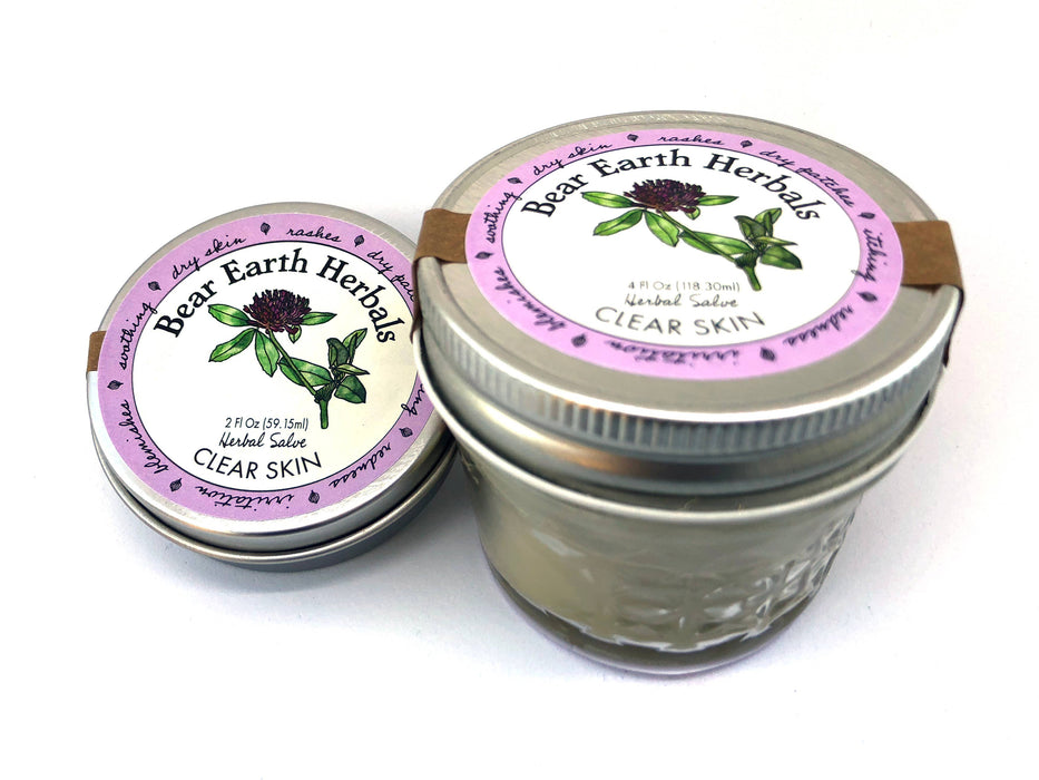 Clear Skin Salve - 2 oz Tin - Bear Earth Herbals