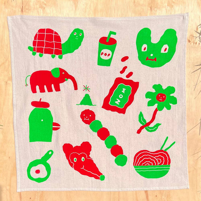 Snacks tea towel