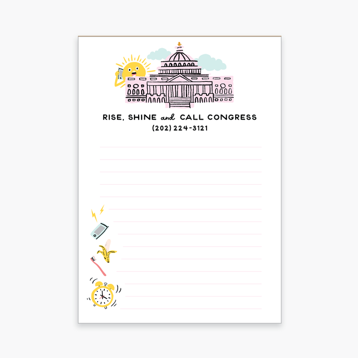 Call Congress Notepad by Party of One