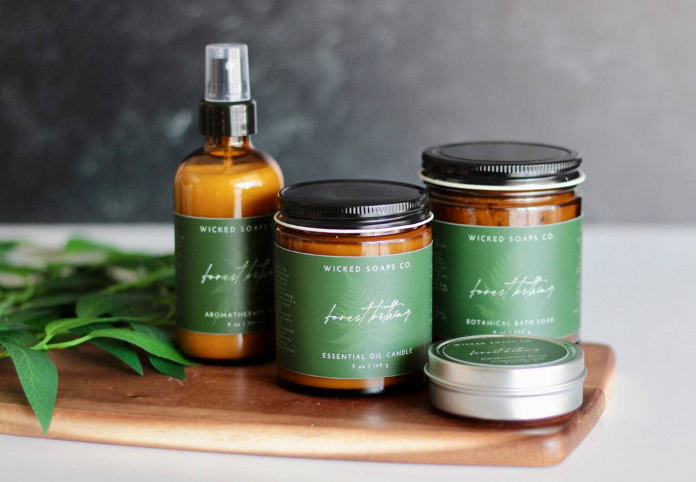 Forest Bathing Essential Oil Candle - Wicked Soaps Co.