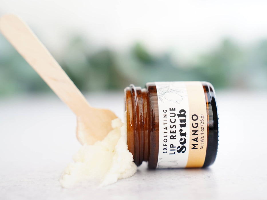 Mango Lip Rescue Sugar Scrub - Little Flower Soap Co.
