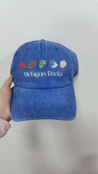 Michigan Rocks Soft Baseball Hat - June Apothicarie