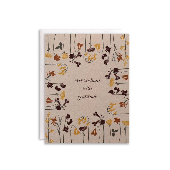 Overwhelmed with Gratitude Card - June and December
