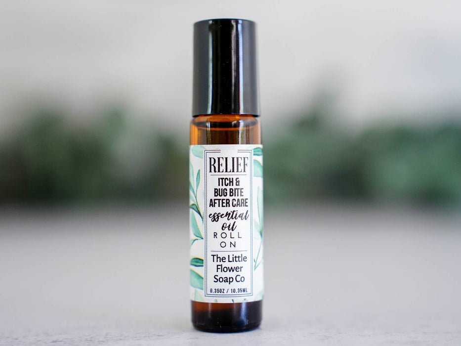 Bug Bite Aftercare Essential Oil Roll-on Aromatherapy RELIEF by The Little Flower Soap Co.