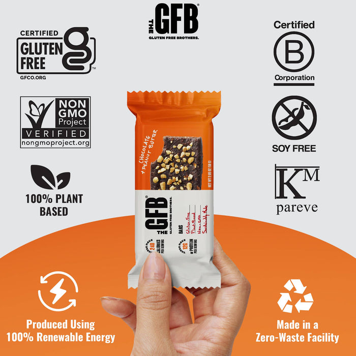 Chocolate Peanut Butter Protein Snack Bar - GFB