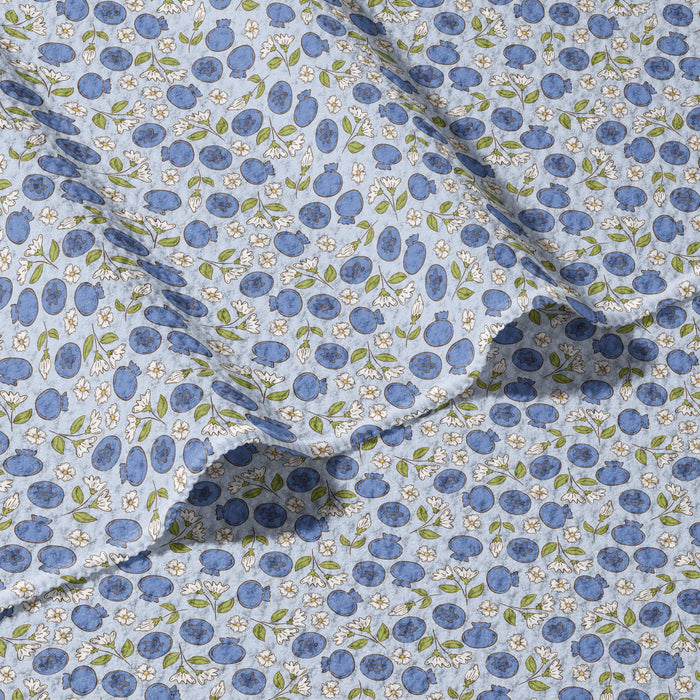 Blueberries Double Sided Waffle Dish Towel - June Apothicarie