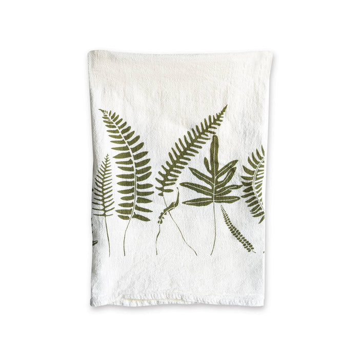 Evergreen Ferns Kitchen Towel - June and December