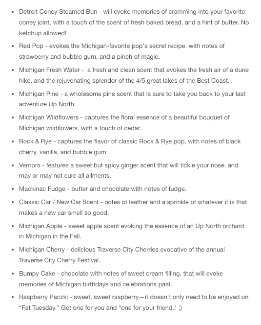 Michigan Apple Air Freshener - City Bird