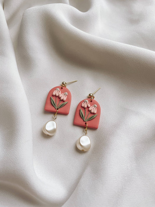 "Promenade" Floral Earrings - Placed by Grace