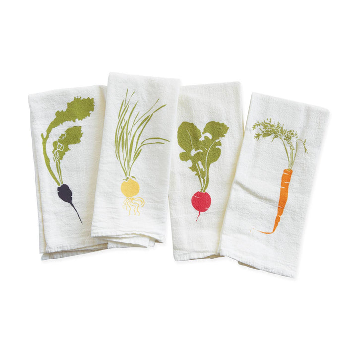 Root Vegetables Napkins, Set of 4 - June and December