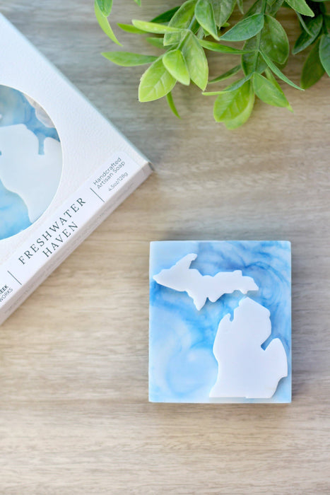 Michigan Themed Soap - Freshwater Haven - Pine Creek Soapworks