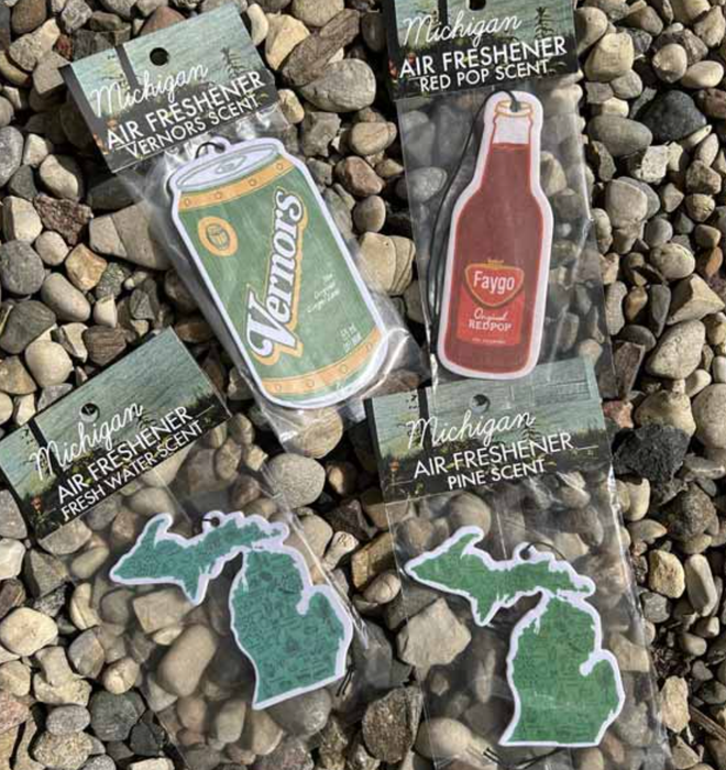 Michigan Apple Air Freshener - City Bird