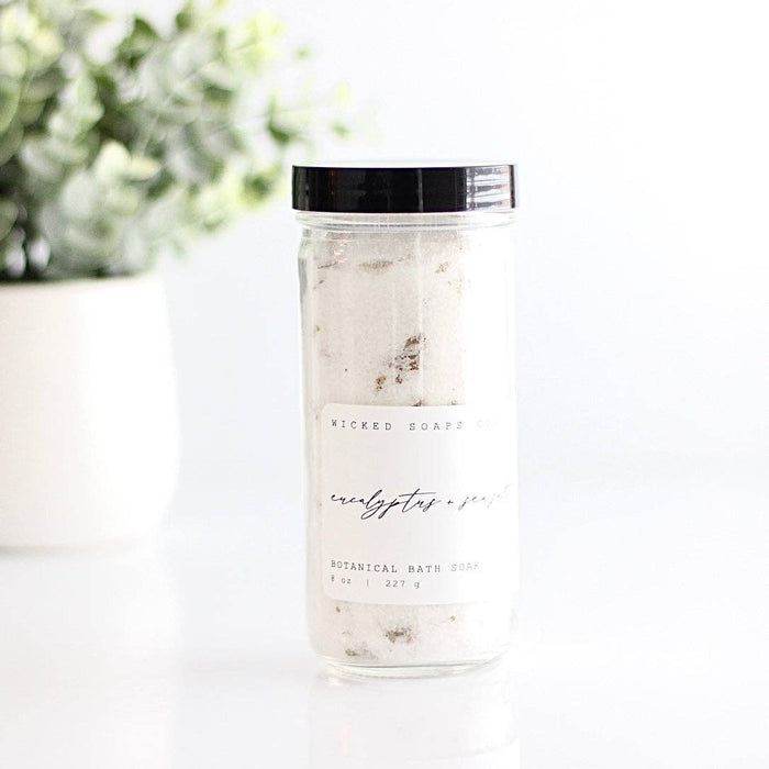 Eucalyptus + Sea Salt Bath Soak | Revitalizing Mineral Soak