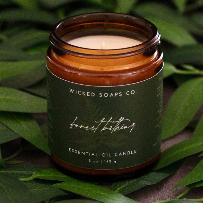 Forest Bathing Essential Oil Candle - Wicked Soaps Co.