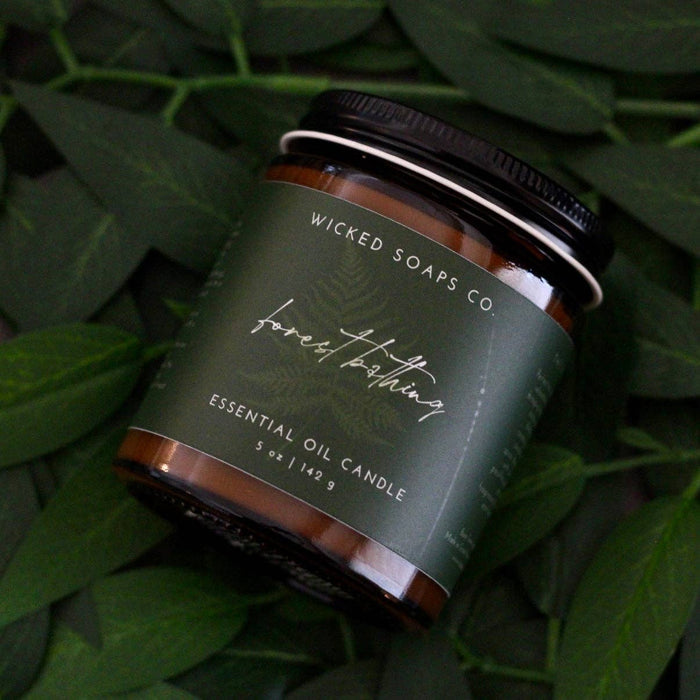 Forest Bathing Essential Oil Candle - Wicked Soaps Co.