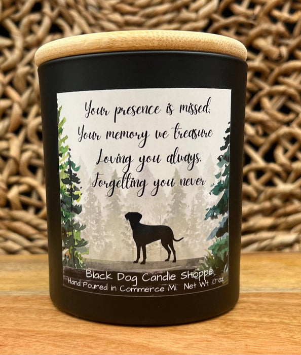 Forgetting You Never Candle by Black Dog Candle Shoppe