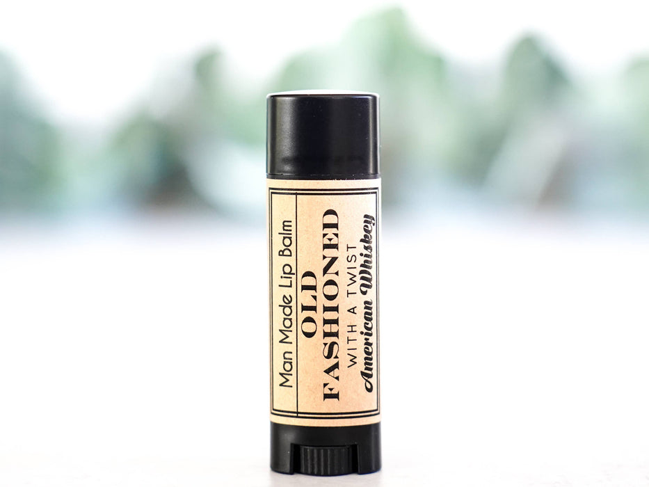 Old Fashioned Lip Balm Whiskey Chapstick - Little Flower Soap Co.