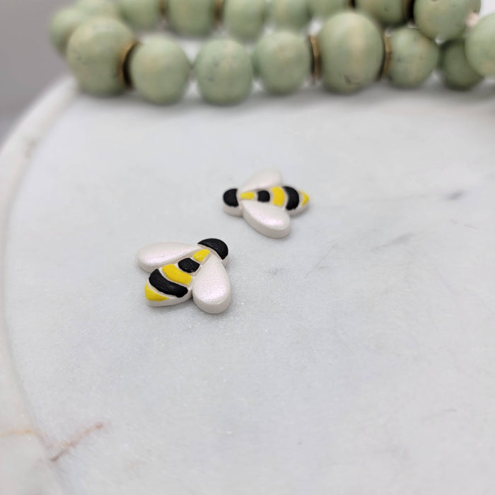 Bee Earrings: Gold / Stud - Cayenne and Cake