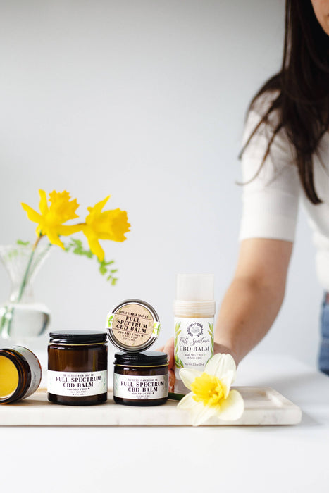 CBD Balm 1oz Tin - Little Flower Soap Co.