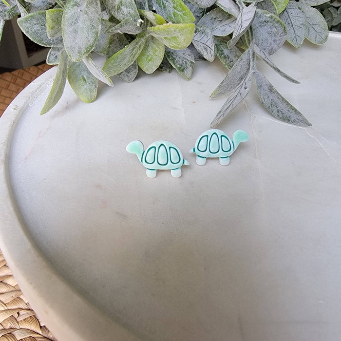 Great Turtle Studs - Cayenne and Cake