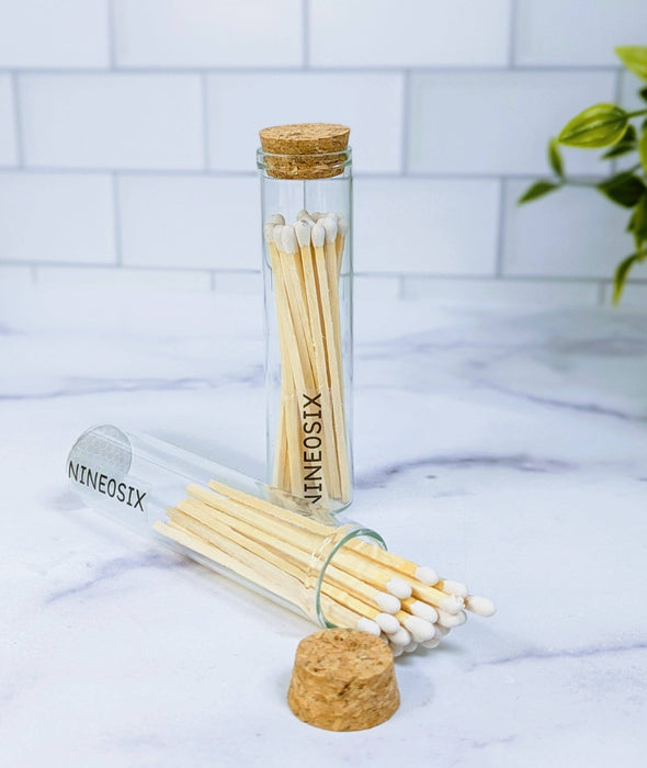 Matches in Glass Container - 906 & Co.