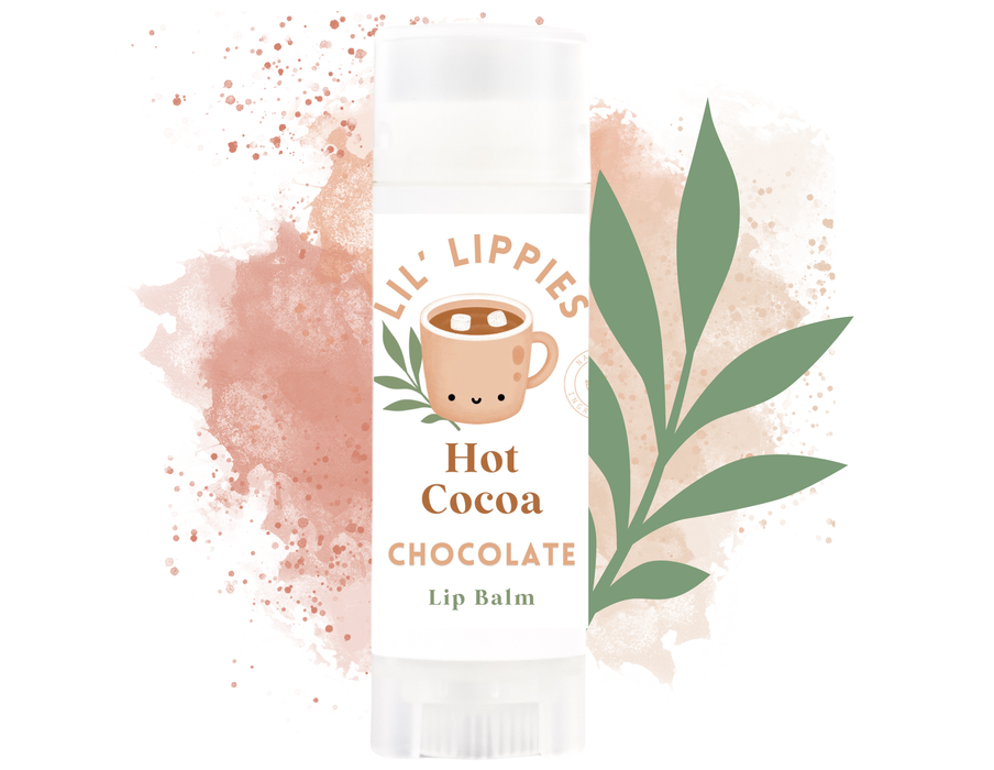 Hot Cocoa Chocolate Lip Balm Lil' Lippies Kids - Little Flower Soap Co.