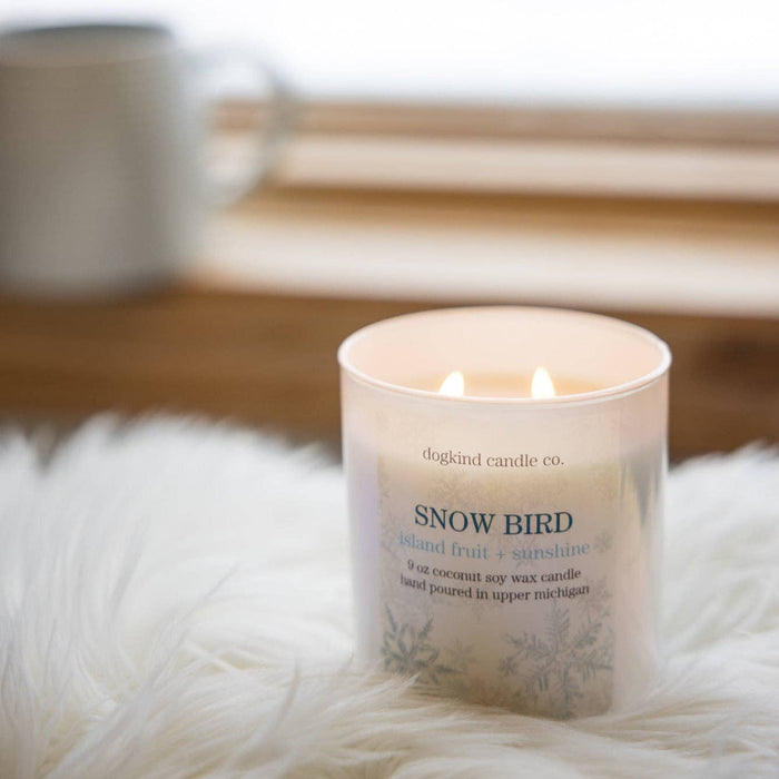 Snow Bird - island fruit + sunshine - Dogkind Candle Co.