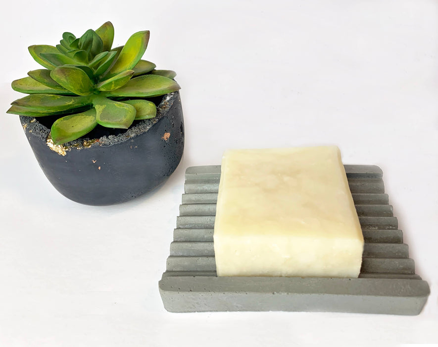 Handmade Concrete Soap Dish - Pine Creek Soapworks
