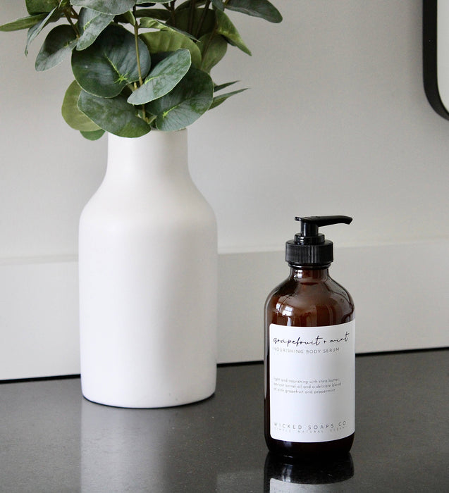 Grapefruit + Mint Body Serum - Wicked Soaps Co.