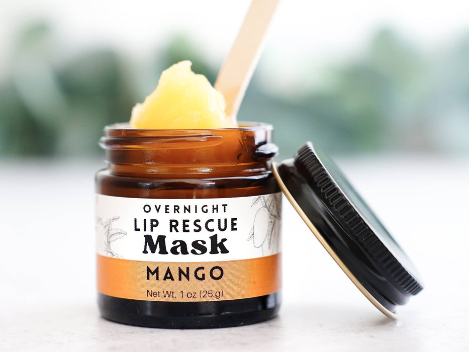 Lip Rescue Overnight Mask - Mango - Little Flower Soap Co.