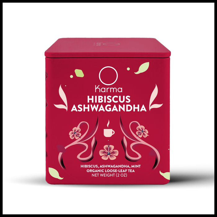 Karma Hibiscus Mint Ashwagandha Tea - Karma Wellness Kitchen