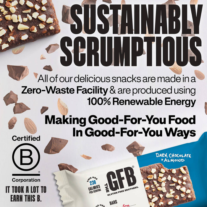 Dark Chocolate Almond Protein Snack Bar - GFB