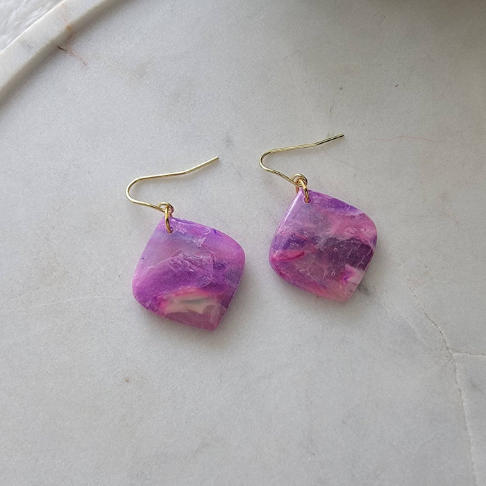 Iris Earrings in Summer Stone - Cayenne & Cake