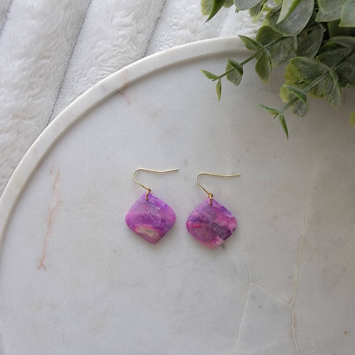 Iris Earrings in Summer Stone - Cayenne & Cake