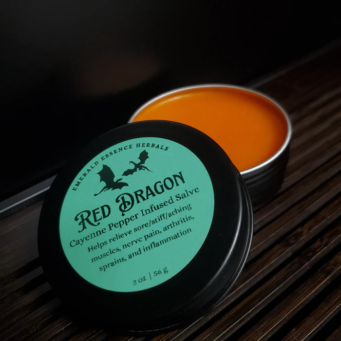 Red Dragon- Cayenne Salve for Pain Relief - Emerald Essence Herbals