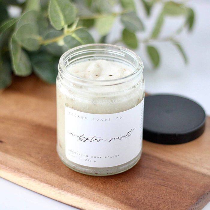Eucalyptus + Sea Salt Body Polish | Exfoliate, Smooth & Renew