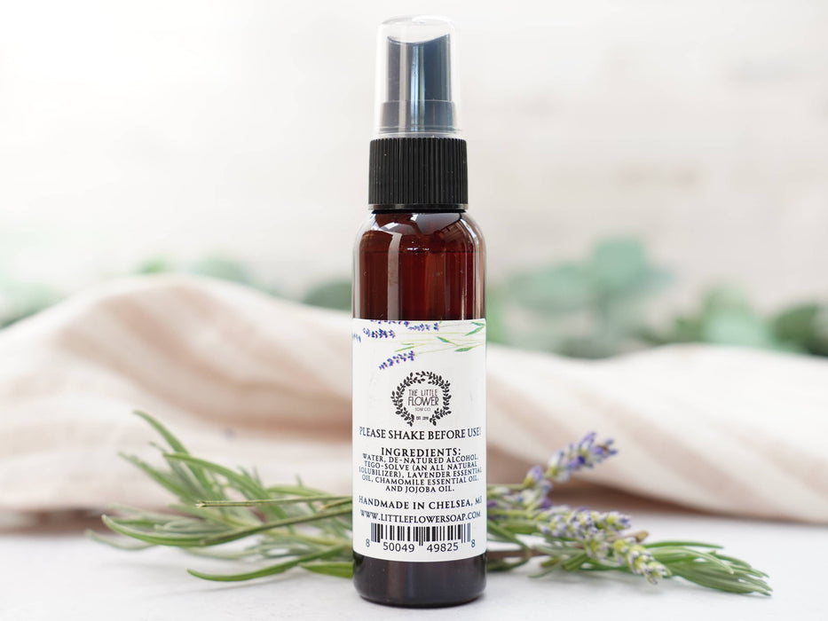 Lavender Chamomile Pillow Mist - Essential Oil Linen Spray