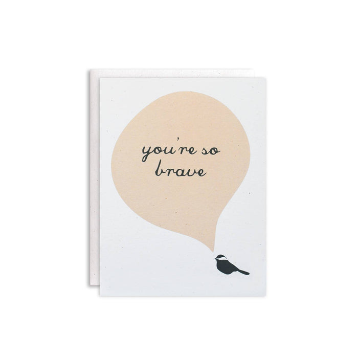 Brave Chickadee Card - June and December