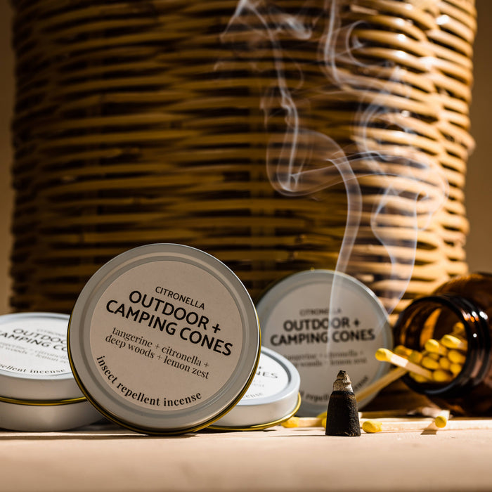 Backyard Citronella - Outdoor + Camping Cones - Modern Makers Provisions