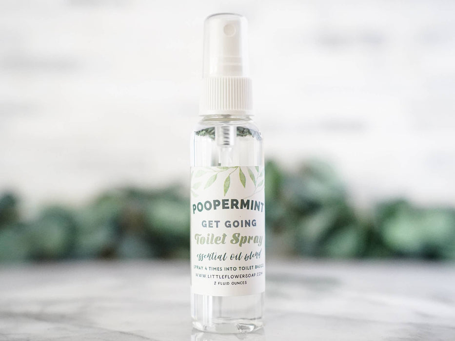 2oz "Poopermint" Potty Spray - Little Flower Soap Co.