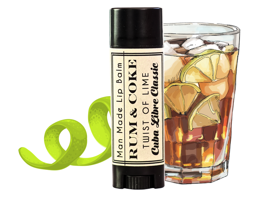 Rum and Coke Lip Balm Chapstick - Little Flower Soap Co.