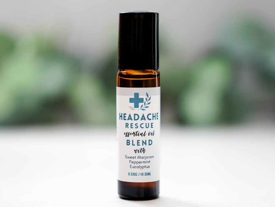 HEADACHE Rescue Blend Essential Oil Roll-on - Little Flower Soap Co.