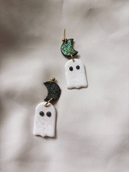 Moon Ghost Earrings - Placed by Grace
