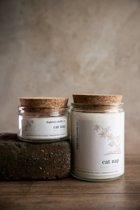 Cat Nap - Violet + Amber Candle by Dogkind Candle Company