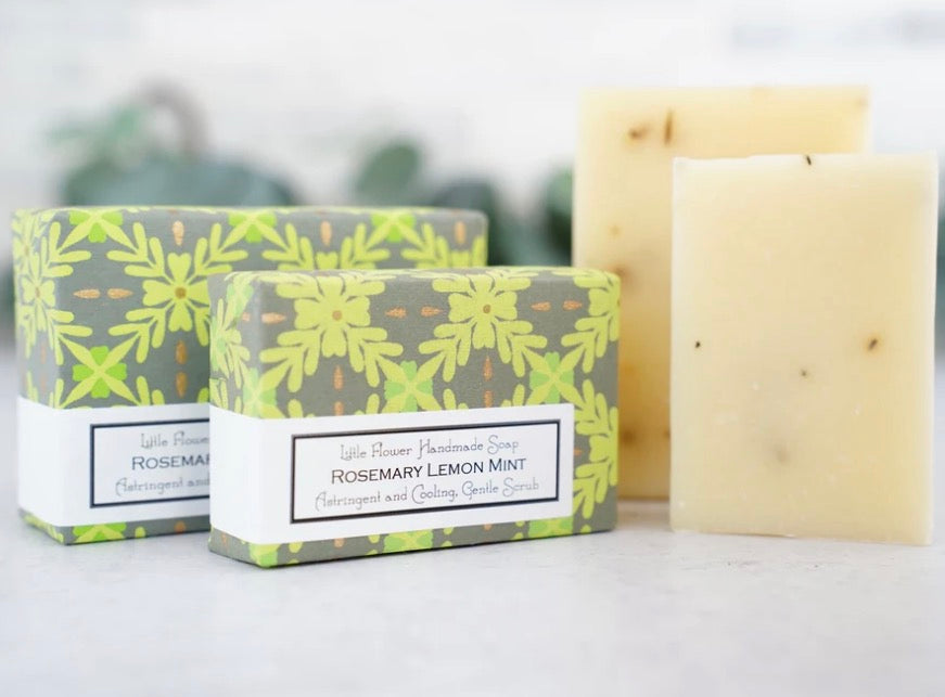 Rosemary Lemon Mint Soap - Little Flower Soap Co.