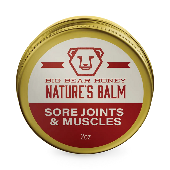 Sore Muscles and Joints Nature’s Balm - Big Bear Honey