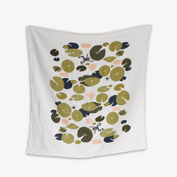 Lily Pond Kitchen Towel - June and December