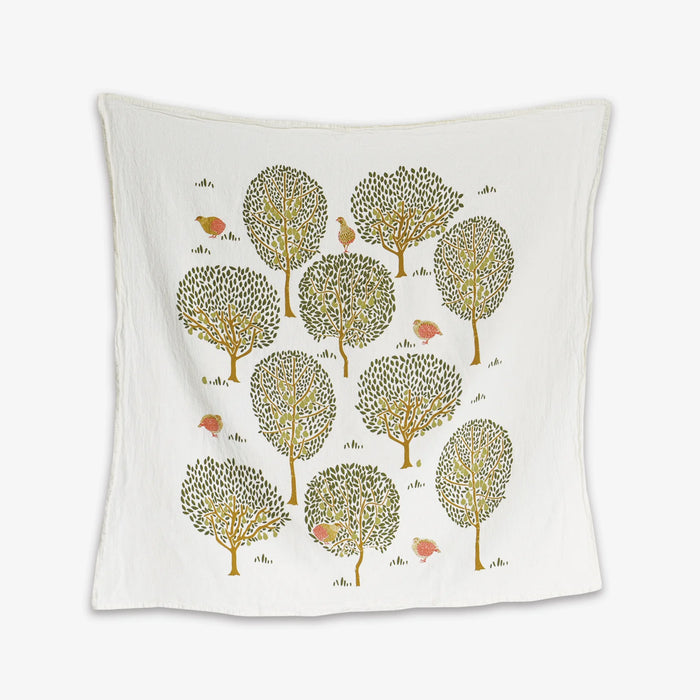 Partridge + Pear Kitchen Towel - June and December