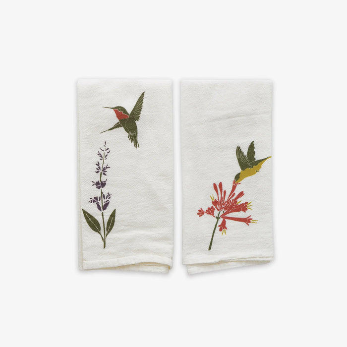 Hummingbirds : Set of 4 Napkins - June and December
