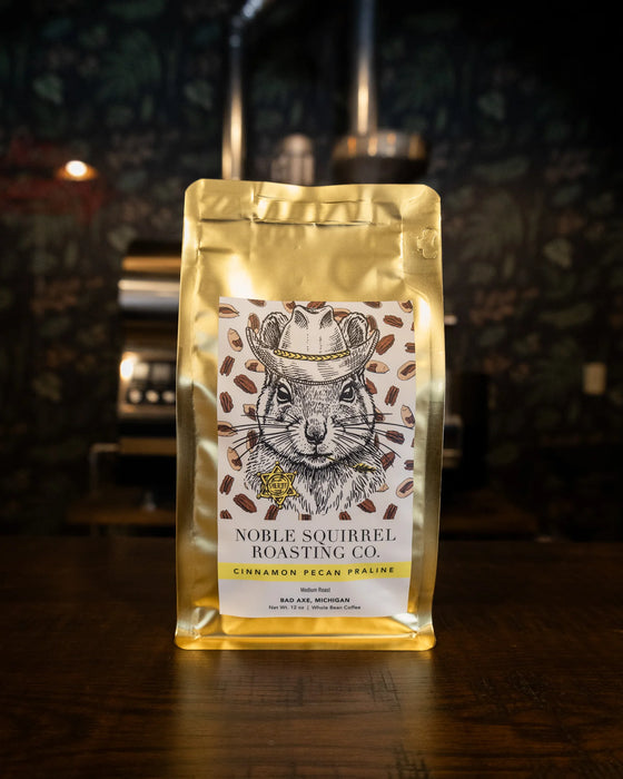 Cinnamon Pecan Praline Coffee - Noble Squirrel Roasting Co.
